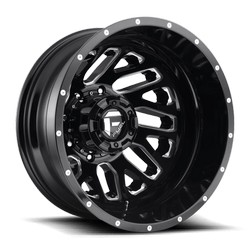 TRITON GLOSS BLACK MILLED 20x9 6X135/6X139.7 et1 cb106.1